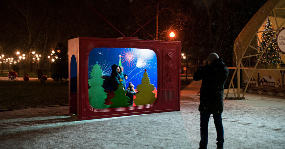 Новогоднее украшение города